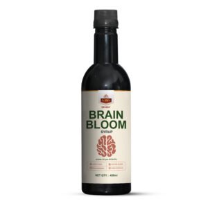 Brain Bloom Ayurvedic supplement bottle