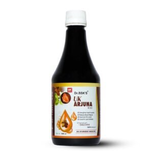 Dark amber glass bottle of herbal wellness syrup supplement for daily health