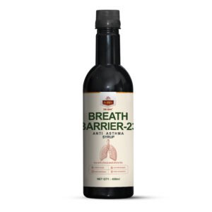 Breath Barrier herbal supplement bottle for respiratory health